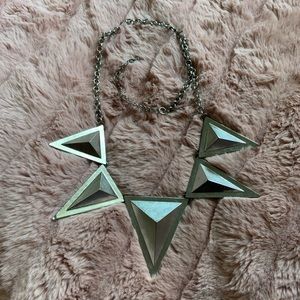silver statement necklace